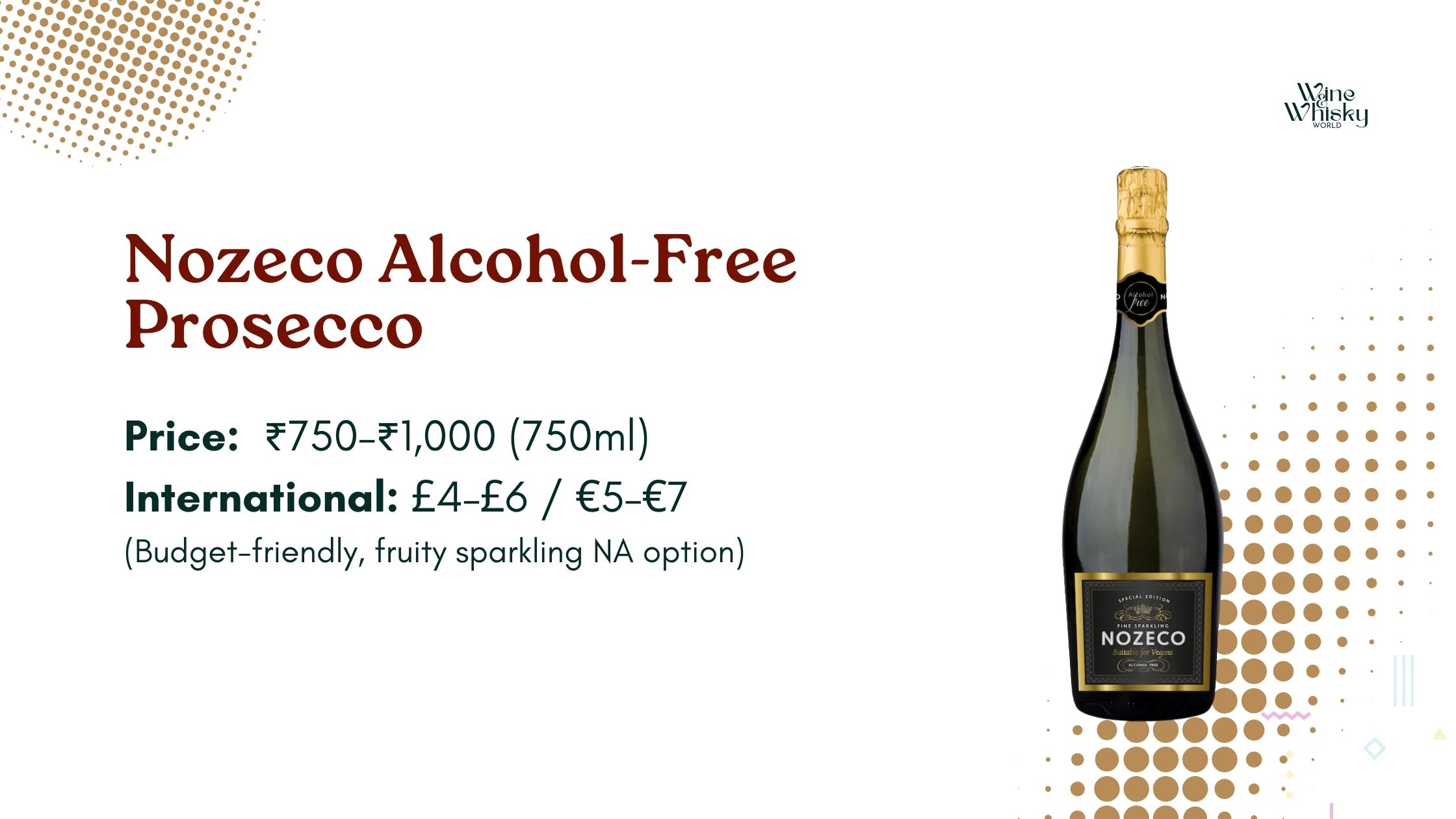 best non alcohol - Nozeco Alcohol-Free Prosecco